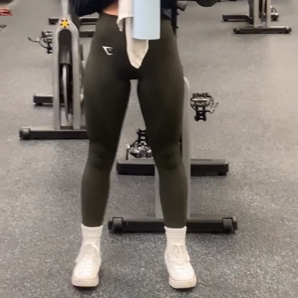 Gymshark Marl Green Vital Seamless 2.0 - COLOR DISCONTINUED ON GYMSHARK